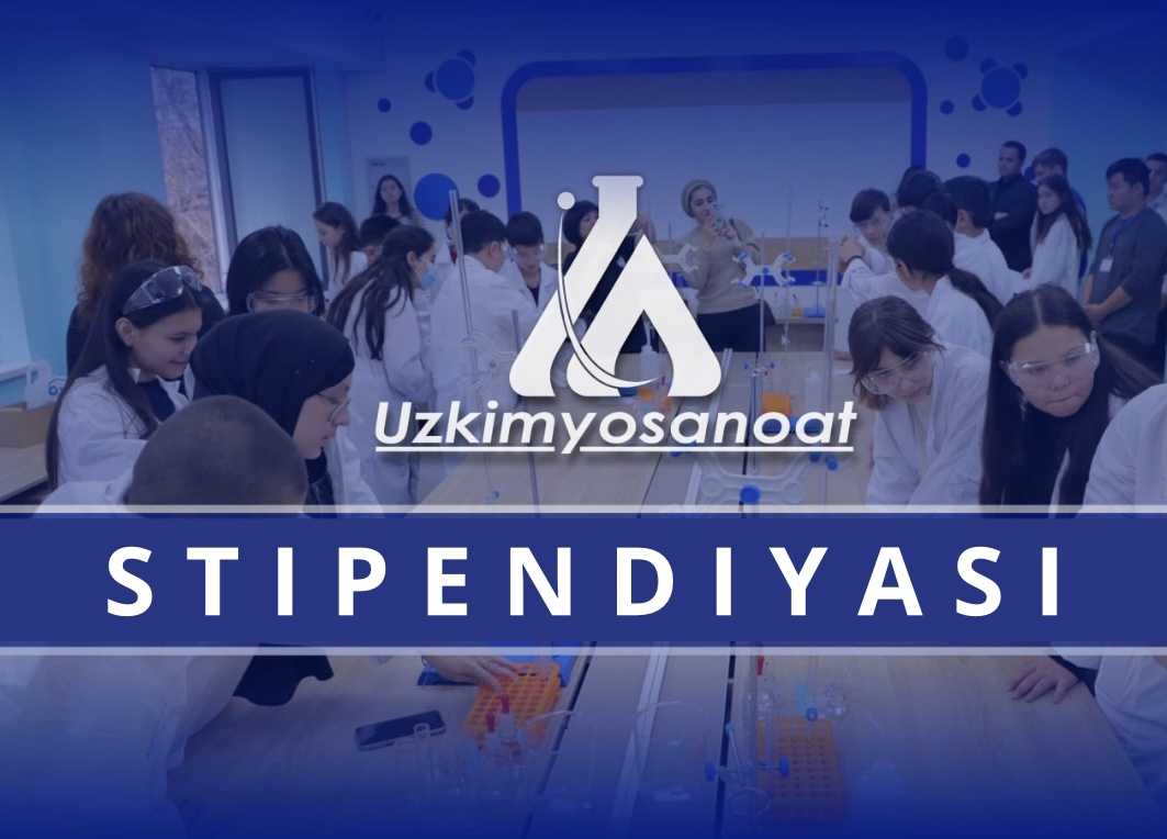 "O'zkimyosanoat Stipendiyasi"  nomzodlarining arizalari 2023-yil 24-sentabr kuniga qadar qabul qilinishini ma'lum qilamiz. | tkti.uz