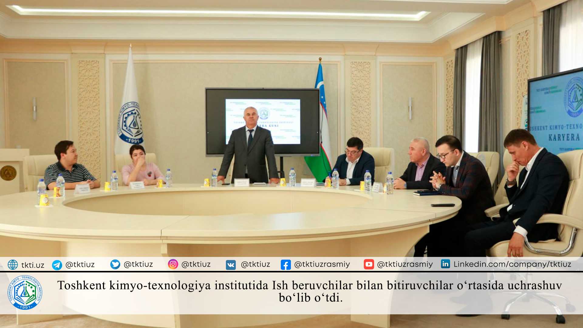 A meeting between employers and graduates was held at the Tashkent Institute of Chemical Technology. | tkti.uz