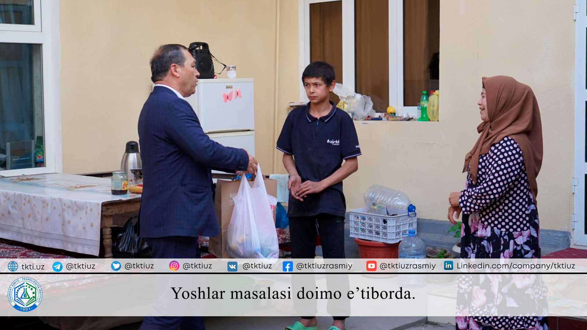 Yoshlar masalasi doimo e'tiborda. | tkti.uz