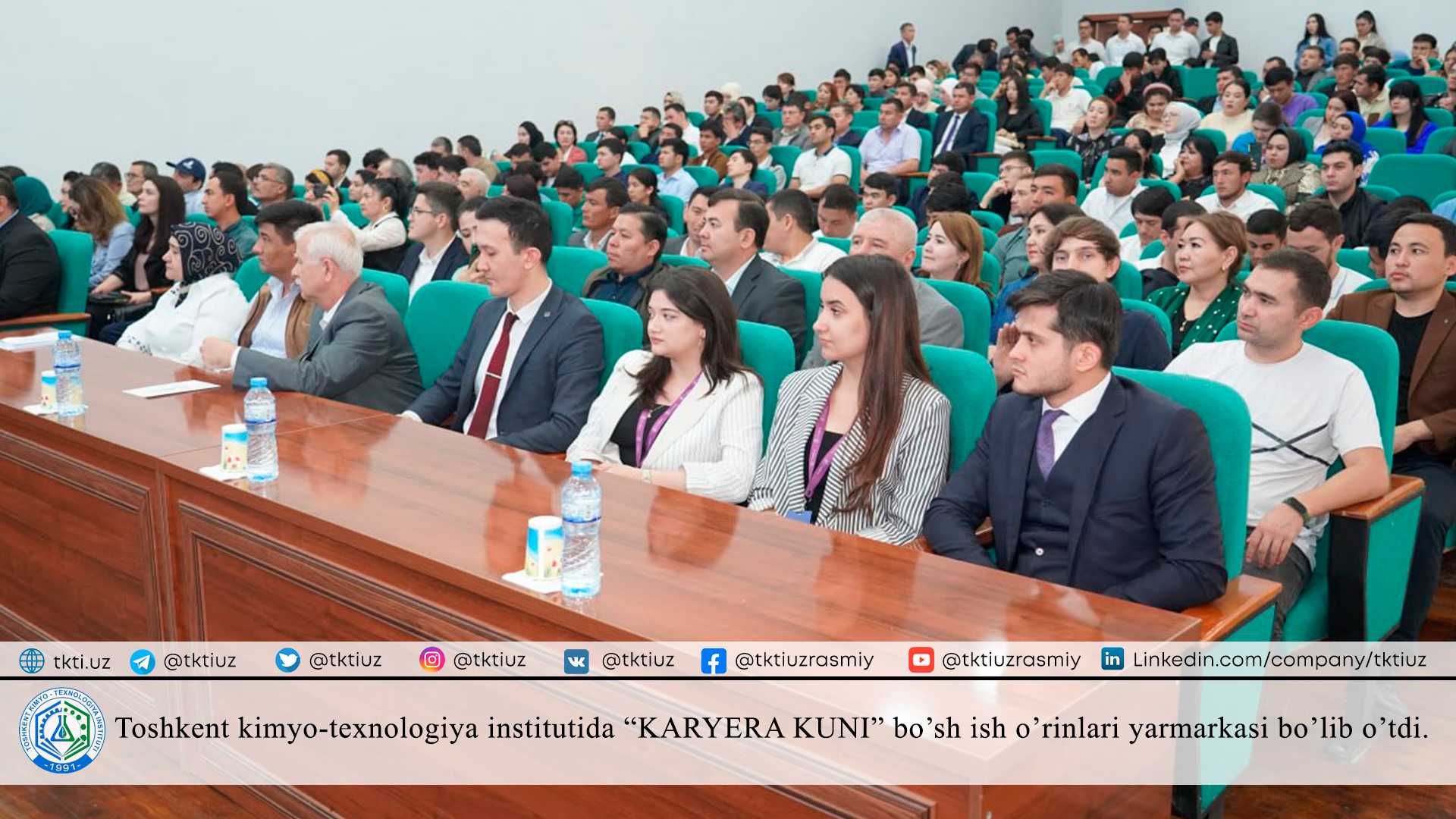 "CAREER DAY" job fair was held at the Tashkent Institute of Chemical Technology. | tkti.uz