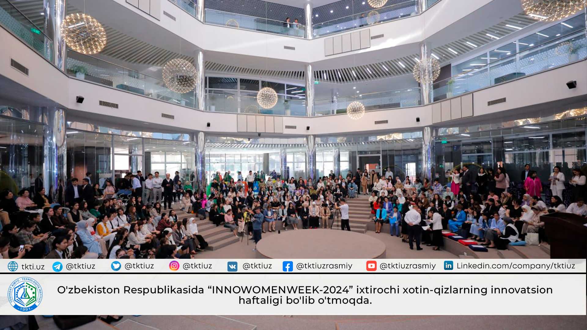 "INNOWOMENWEEK-2024" innovation week of women inventors is taking place in the Republic of Uzbekistan. | tkti.uz