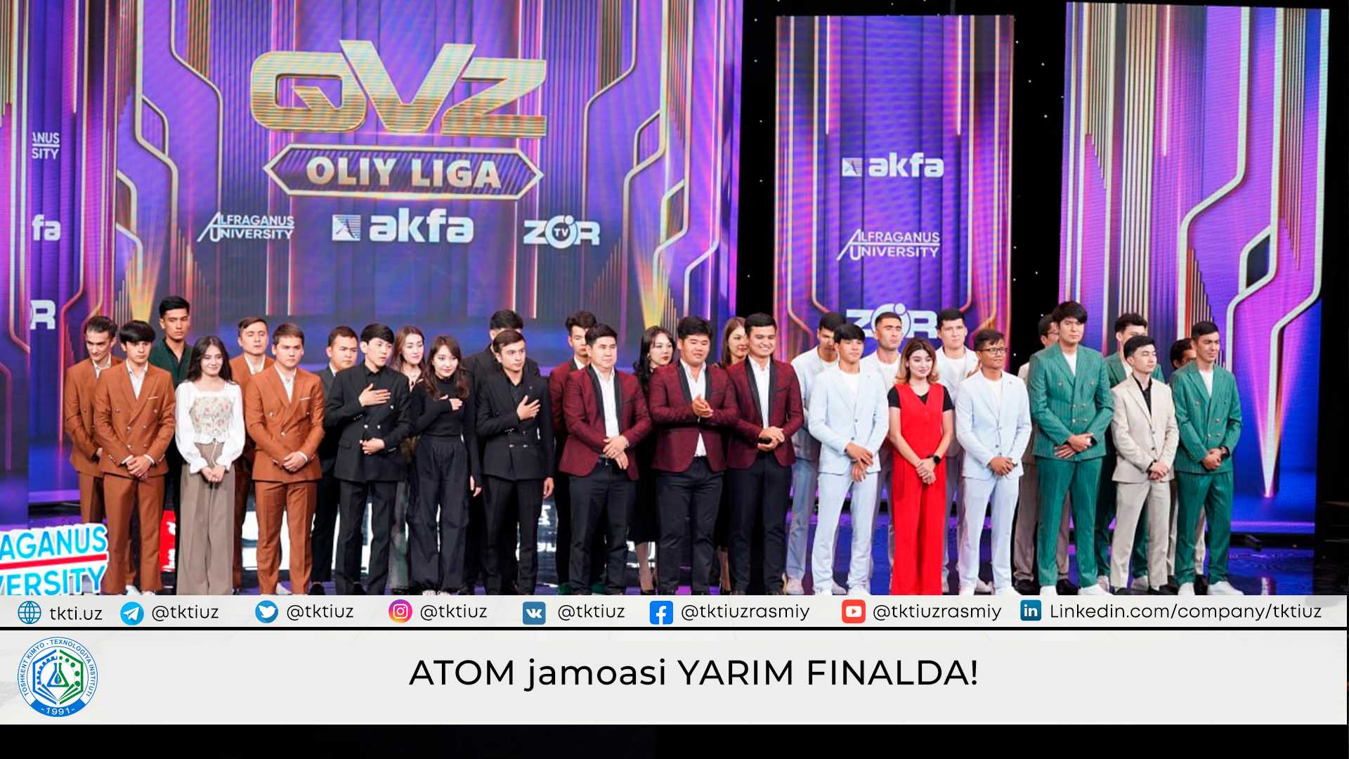 ATOM jamoasi YARIM FINALDA! | tkti.uz