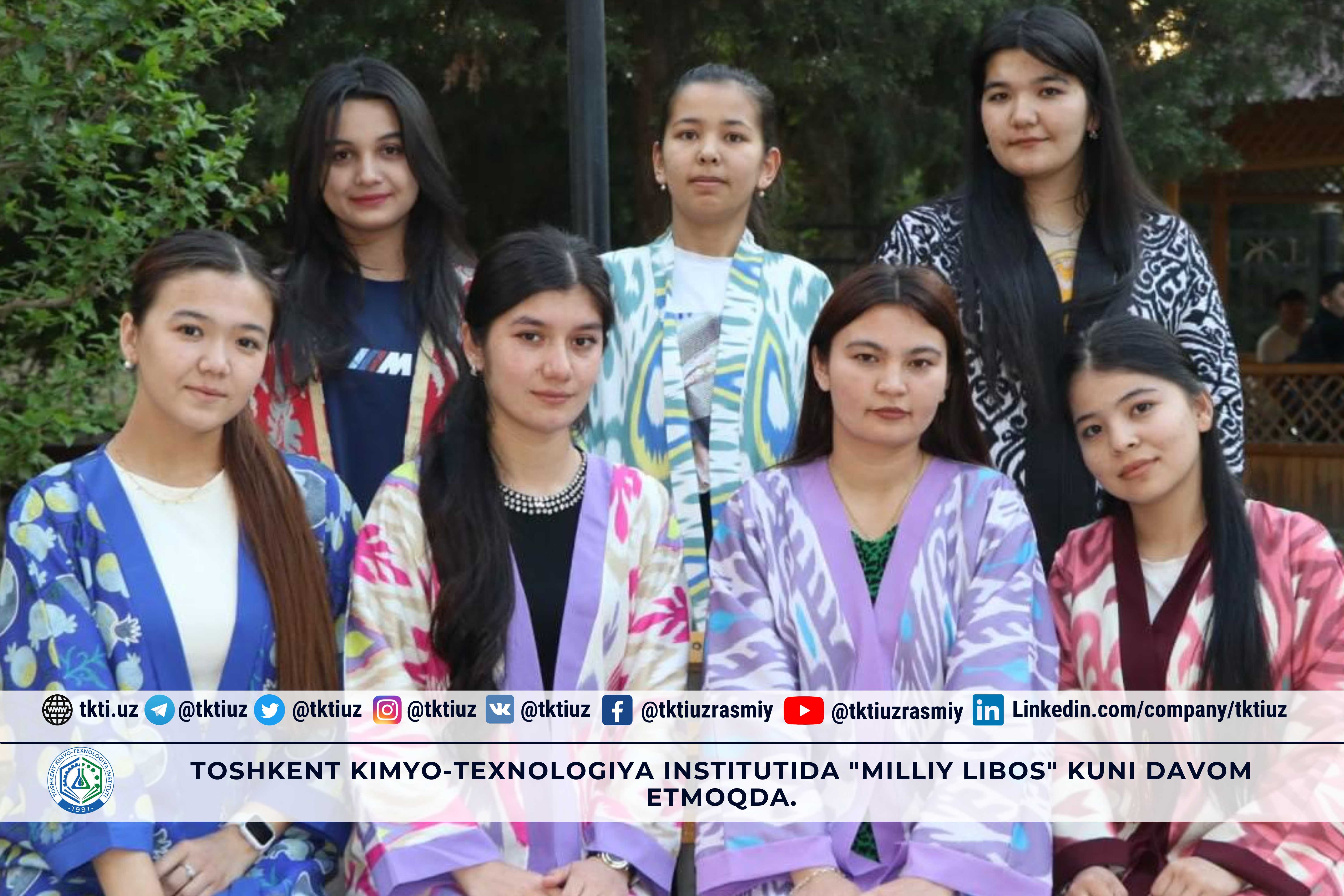 The "National Dress" Day continues at the Tashkent Institute of Chemistry and Technology. | tkti.uz