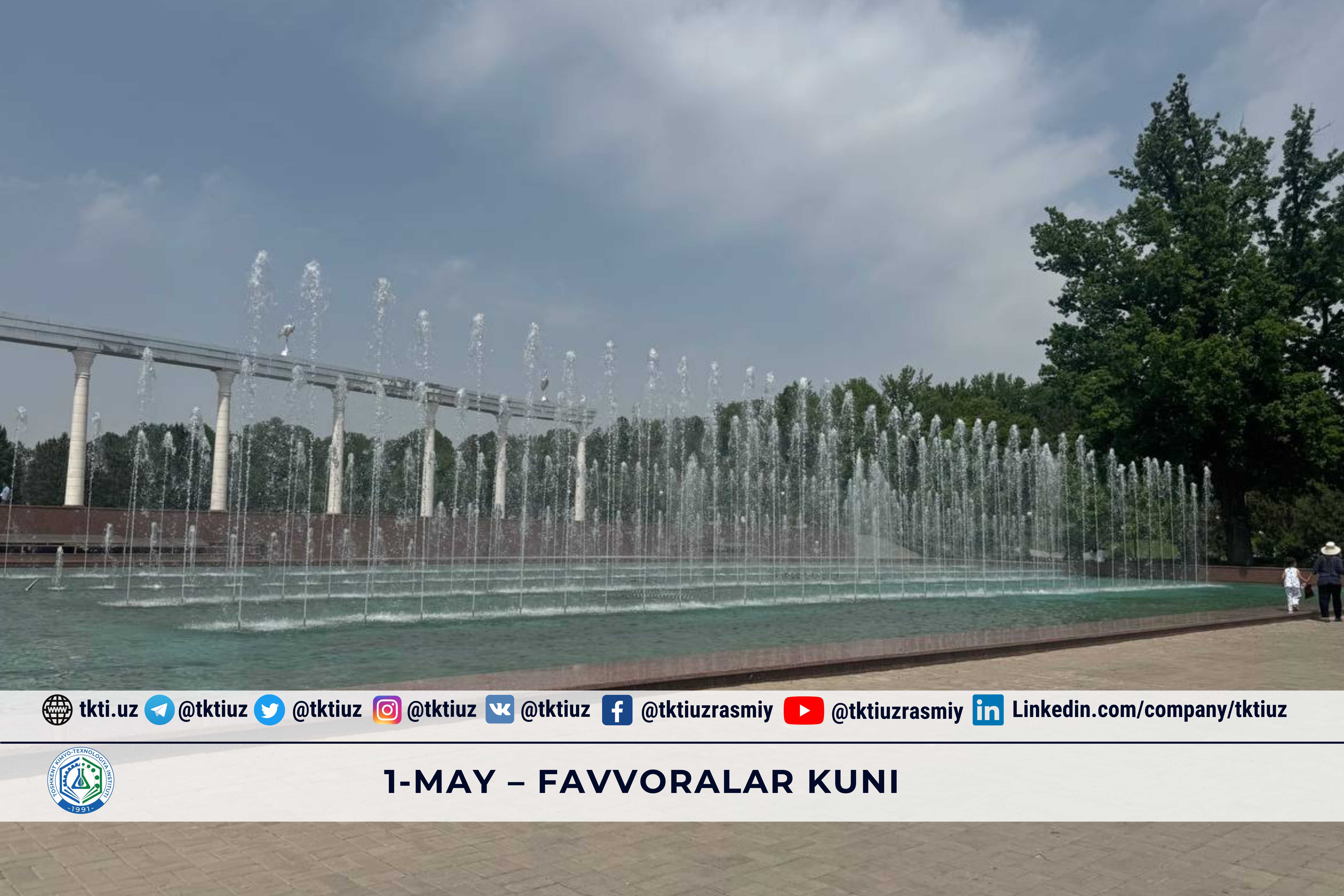 May 1 - Fountain Day | tkti.uz