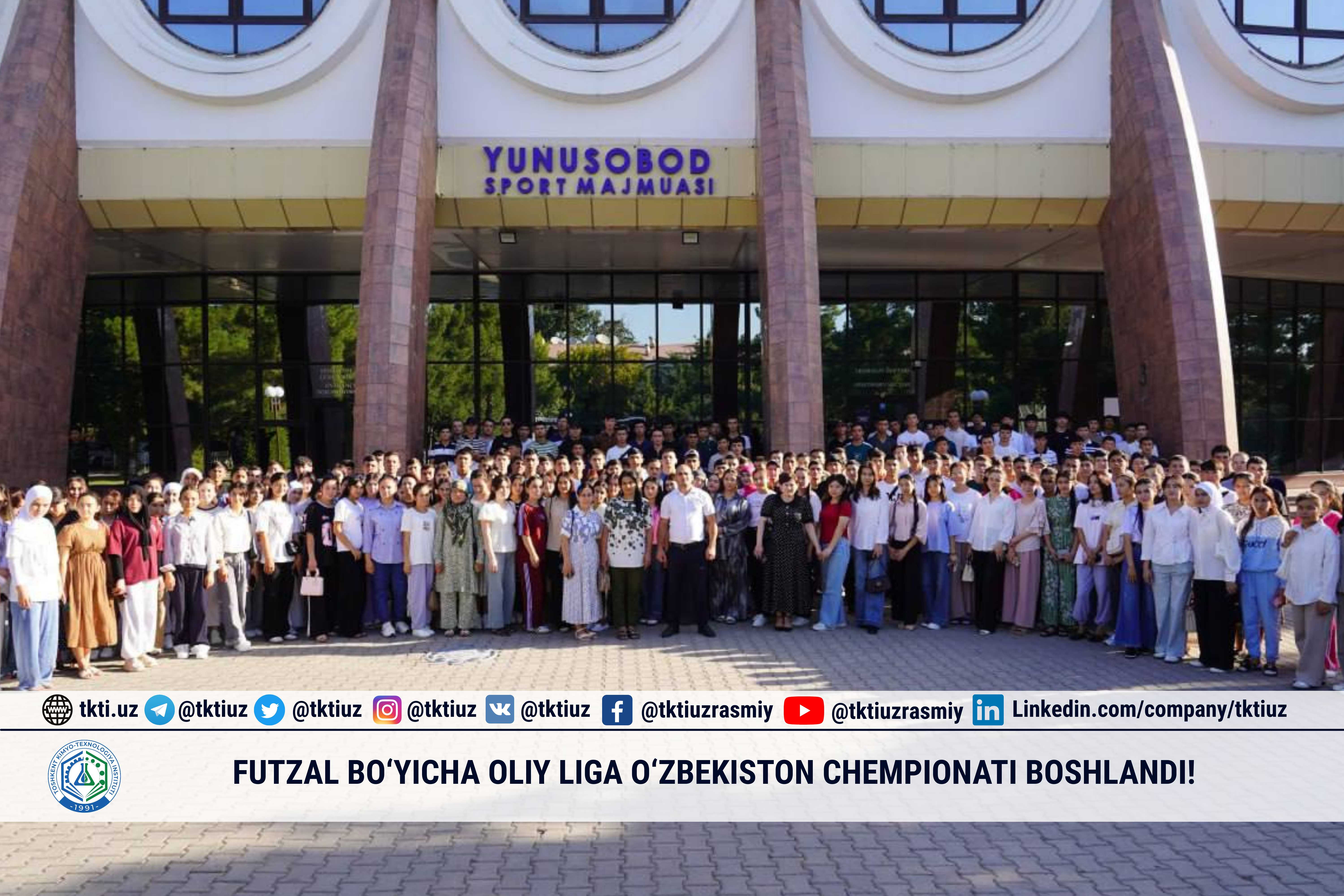 The Uzbekistan Futsal Championship of the Higher League has begun! | tkti.uz