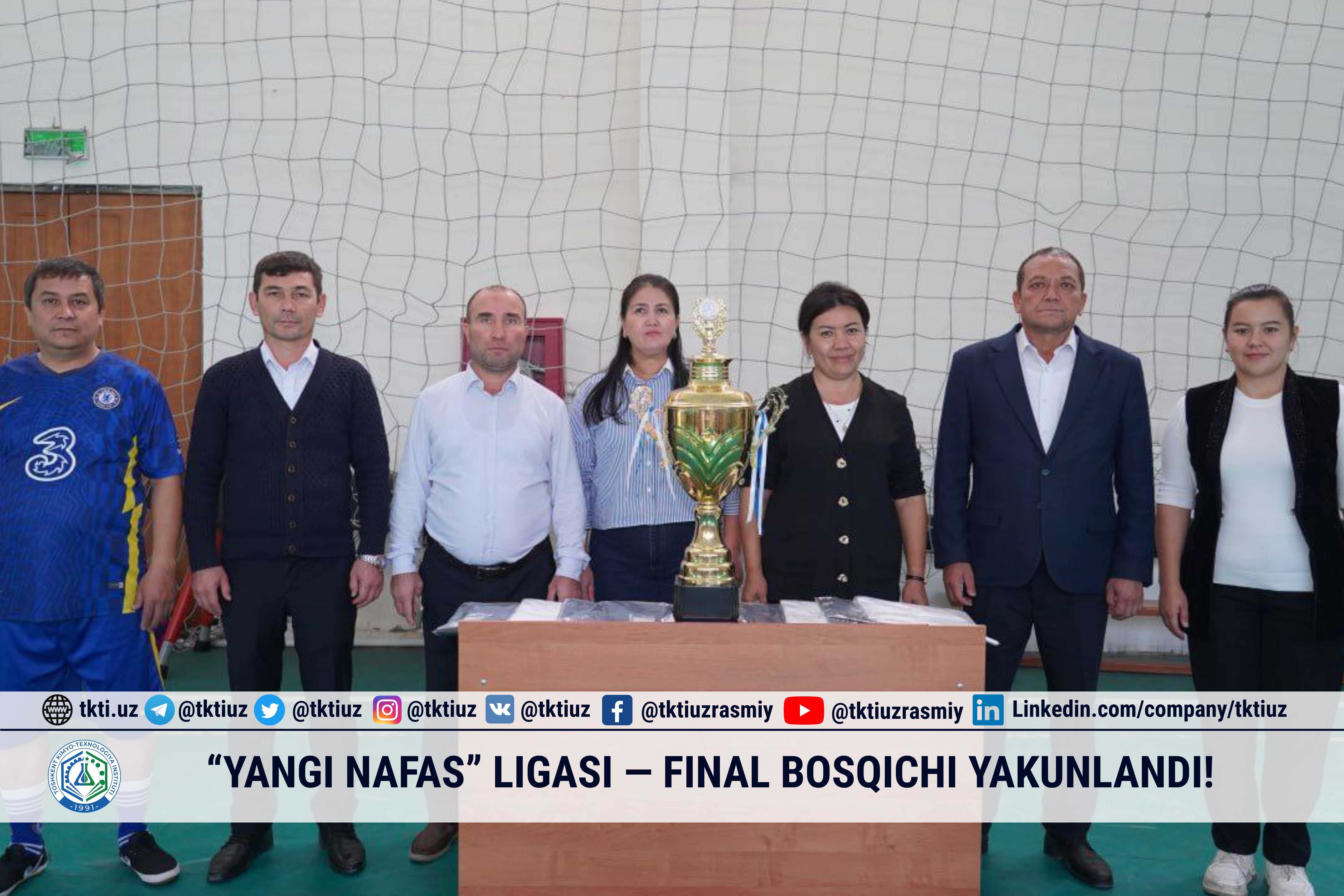 “Yangi nafas” ligasi — final bosqichi yakunlandi! | tkti.uz