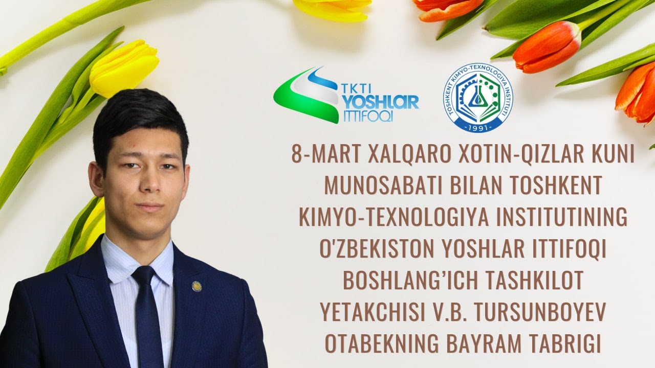 Tursunbaev Otabek Congratulations | tkti.uz