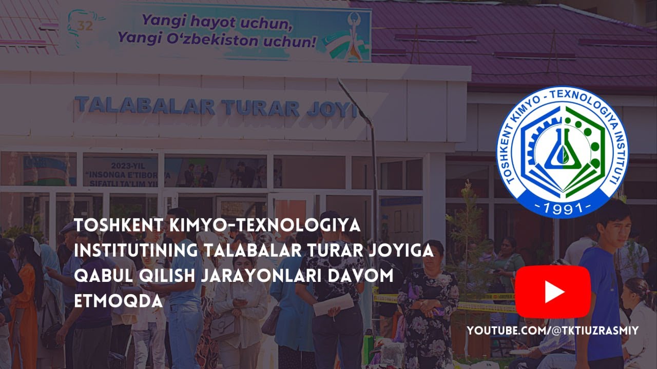 TKTIning talabalar turar joyiga qabul qilish jarayonlari davom etmoqda. | tkti.uz