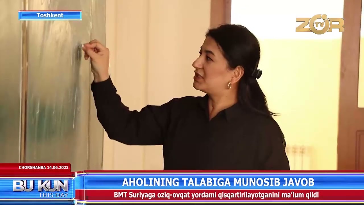 AHOLINING TALABIGA MUNOSIB JAVOB | tkti.uz