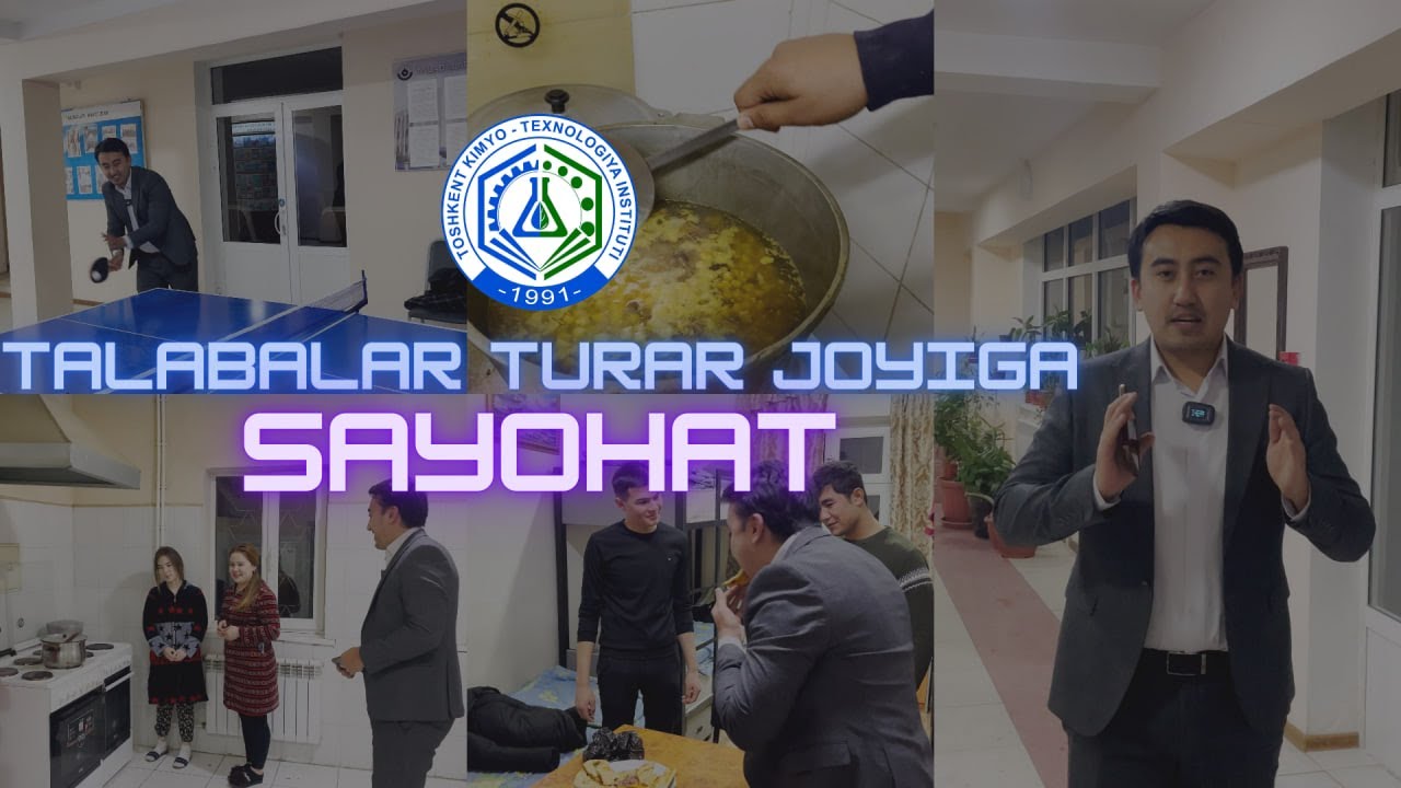 #TKTI Talabalar turar joyiga SAYOHAT | tkti.uz