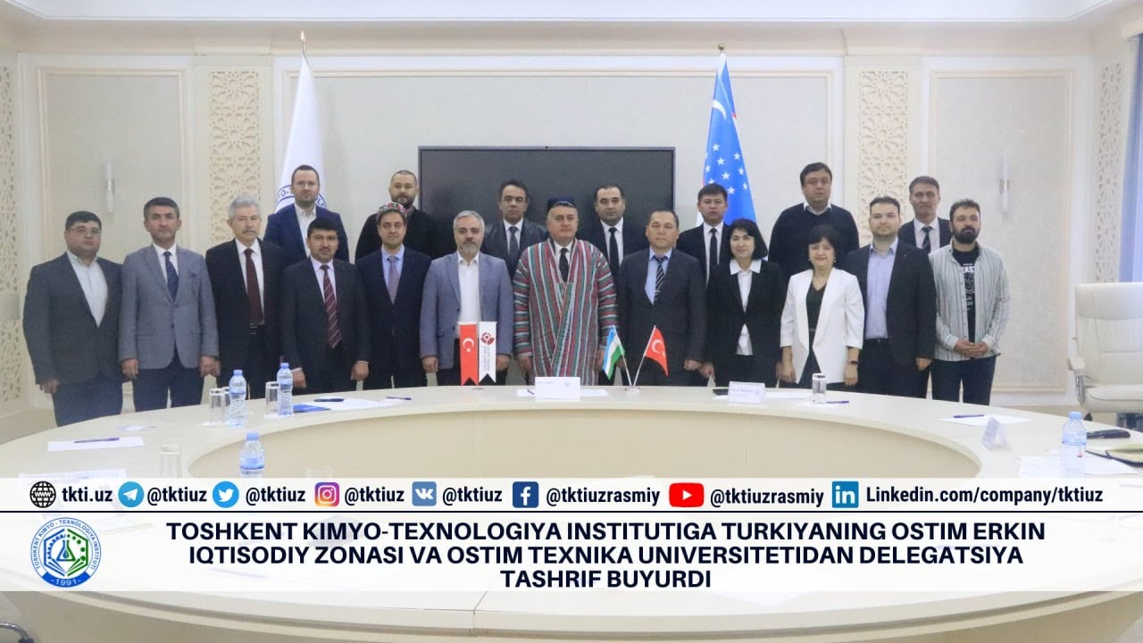 The delegation from Turkey visited the Tashkent Institute of Chemical Technology | tkti.uz