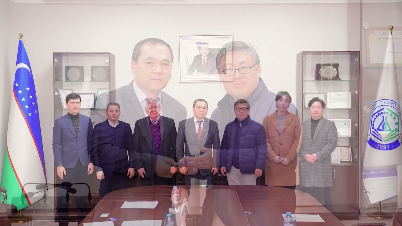 The Tashkent Institute of Chemical Technology visits a delegation from South Korea | tkti.uz