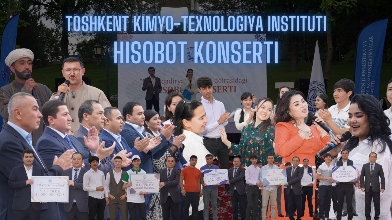 Adiblar xiyobonida TKTIning "Milliy qadriyatlar sayli" doirasidagi hisobot konsert bo'lib o'tdi. | tkti.uz